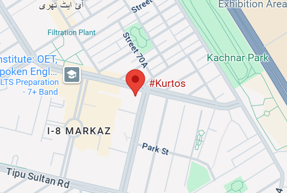 Kurtos Location Map - I-8 Markaz, Islamabad